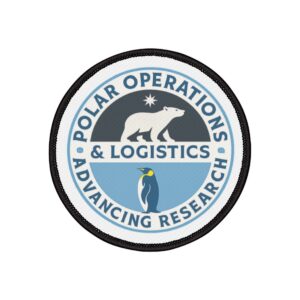 POLAR Logo Blue Iron-On Patch